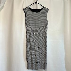 Striped Jersey Knit Dress